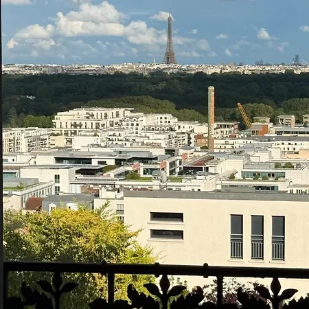 Apartment Mercy With Eiffel Tower View Suresnes